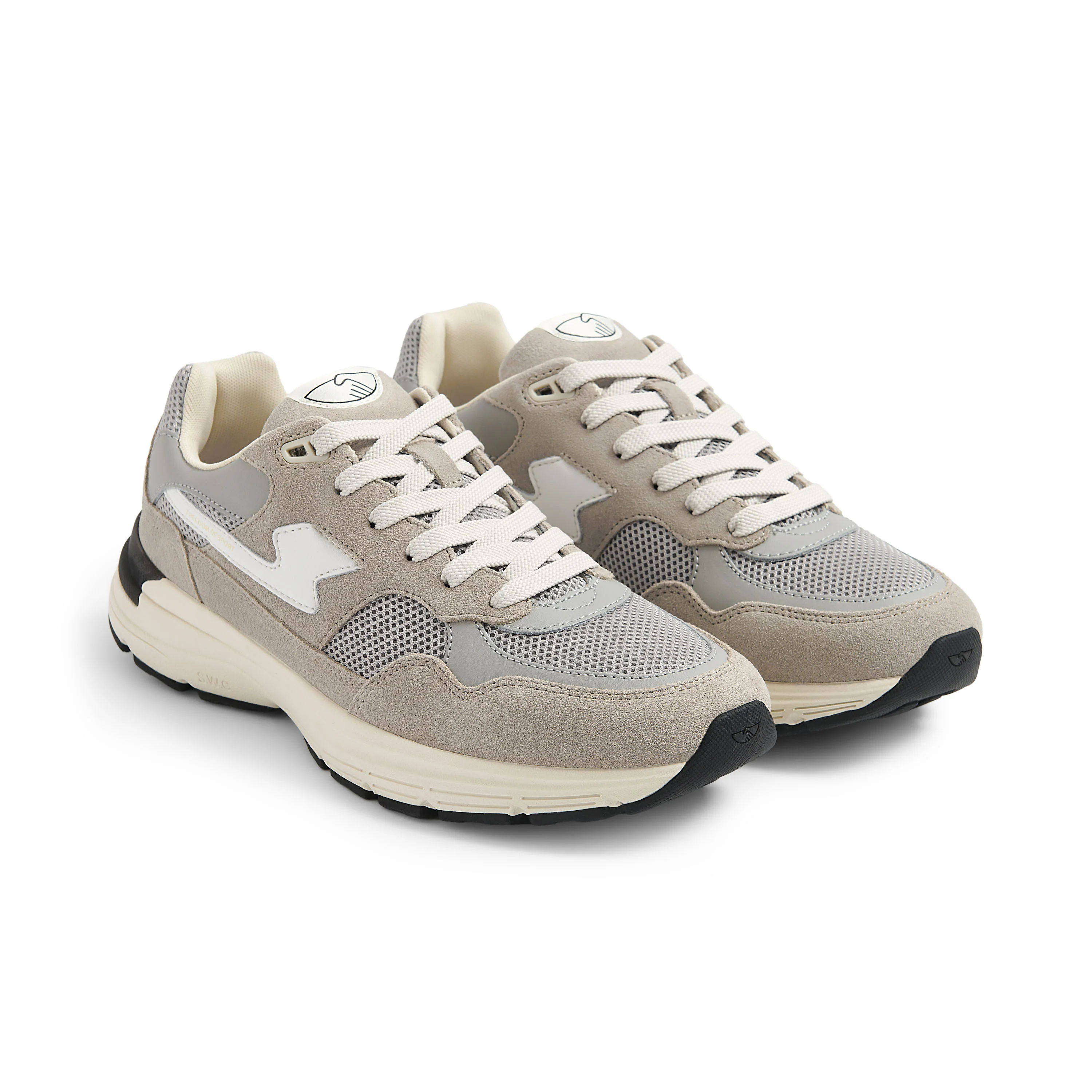 AMIEL S-STRIKE SUEDE MIX LIGHT GREY - Image 3
