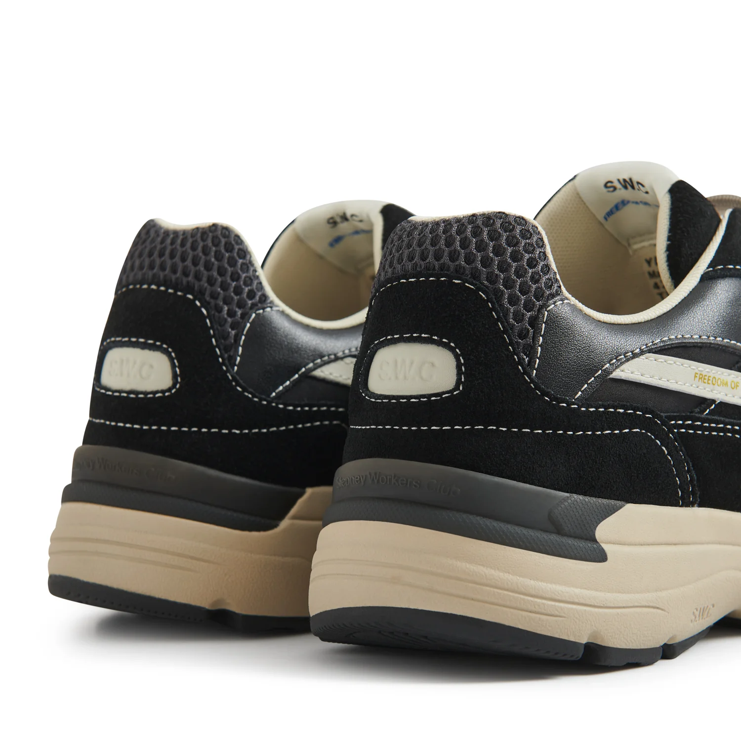 AMIEL S-STRIKE SUEDE MIX BLACK II - Image 3