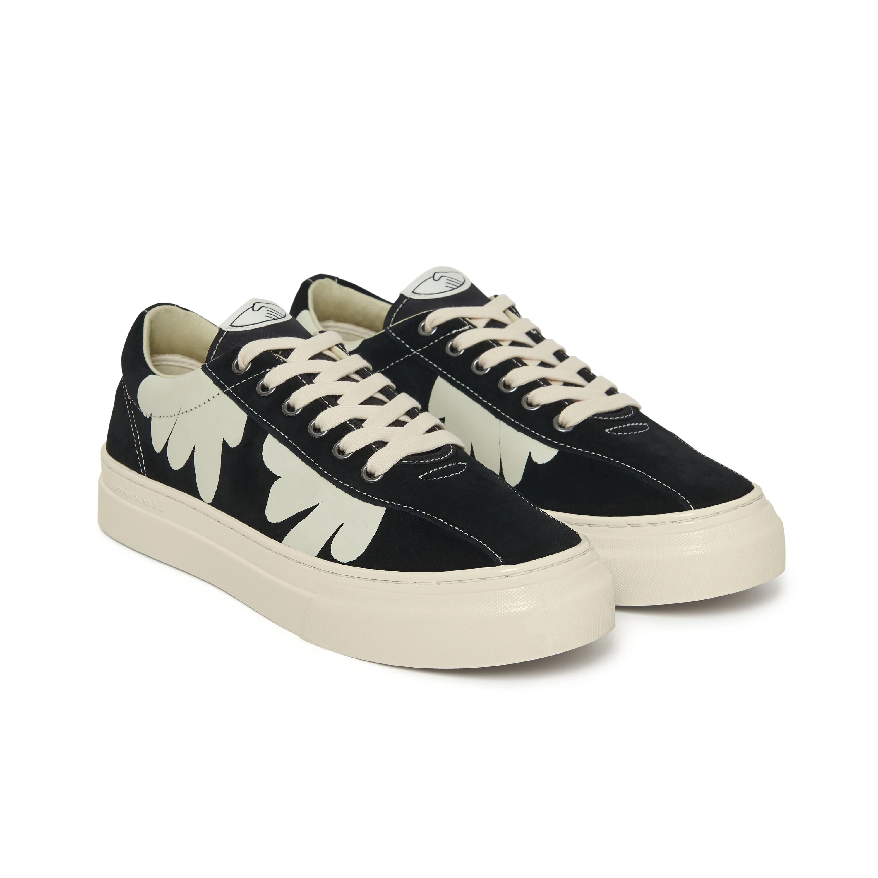 DELLOW CUP SHROOMHANDS SUEDE BLACK-WHITE - Image 3