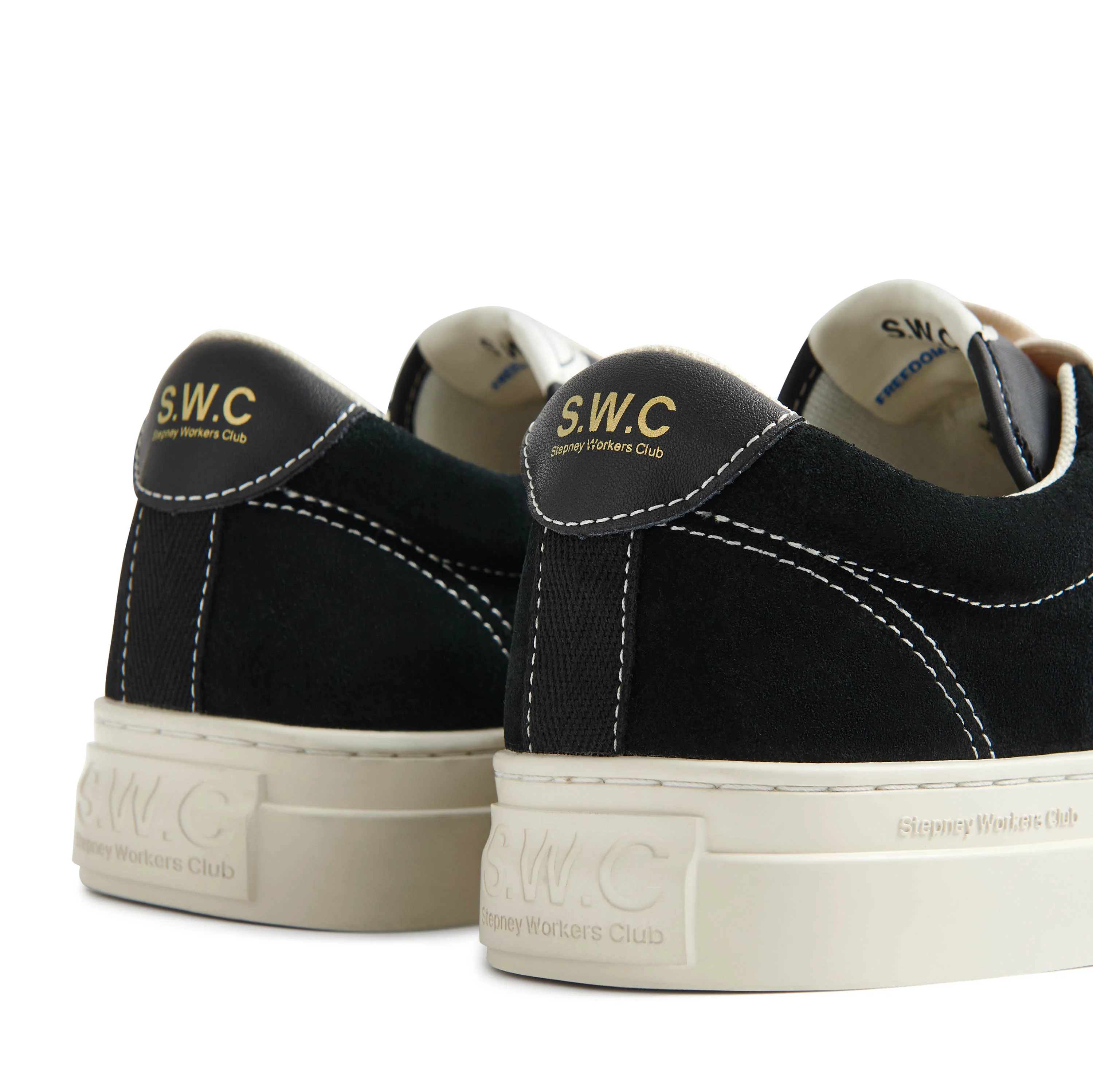 DELLOW 02 CUP SUEDE BLACK - Image 4