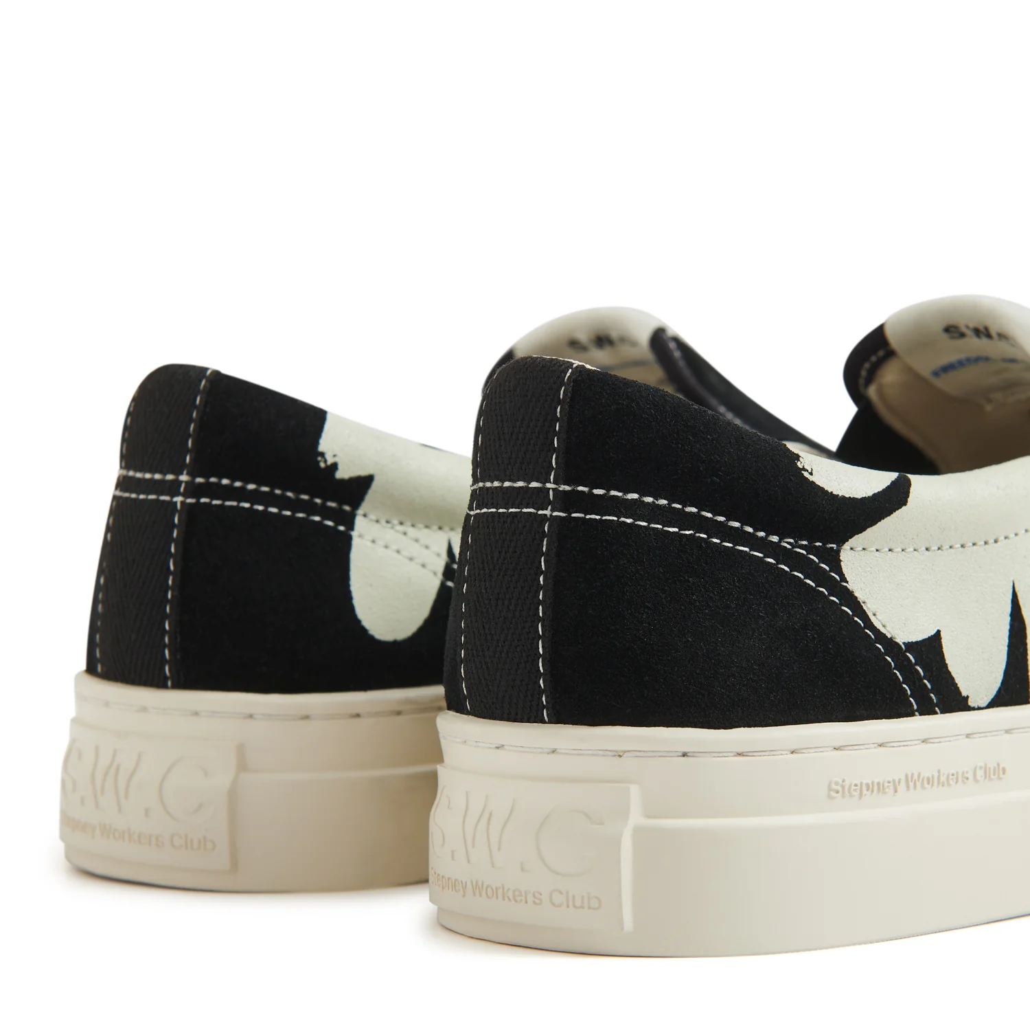 LISTER CUP SHROOMHANDS SUEDE BLACK-ECRU - Image 3