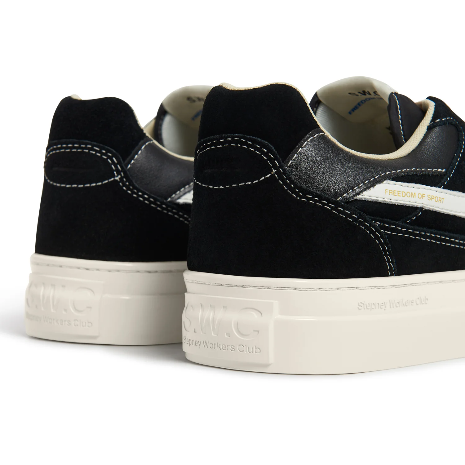 PEARL S-STRIKE SUEDE BLACK-WHITE - Image 4